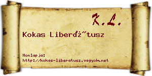 Kokas Liberátusz névjegykártya